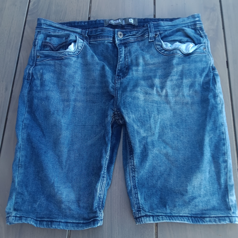 Stylish Blue Denim Shorts for Men